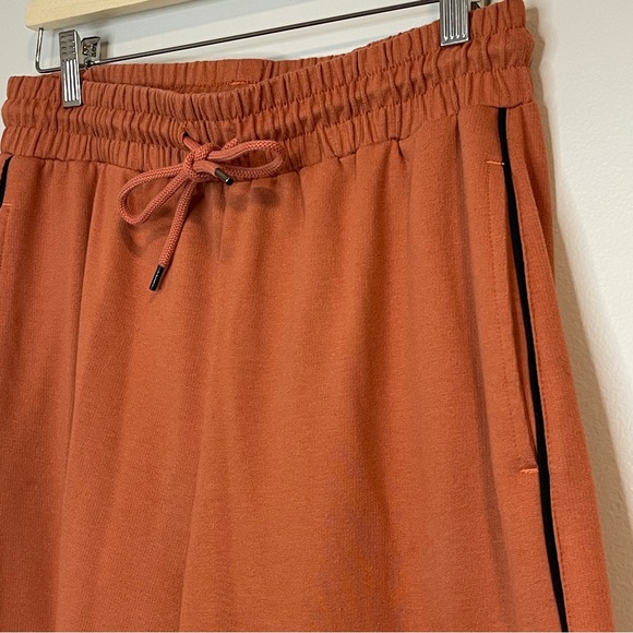 Roadster Life Crop Tee and Sweatpants set Rust with Graphic Detail - Picture 7 of 11